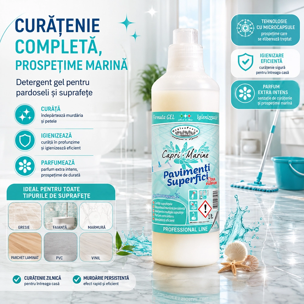 Detergent Profesional pardoseli Capri Marine