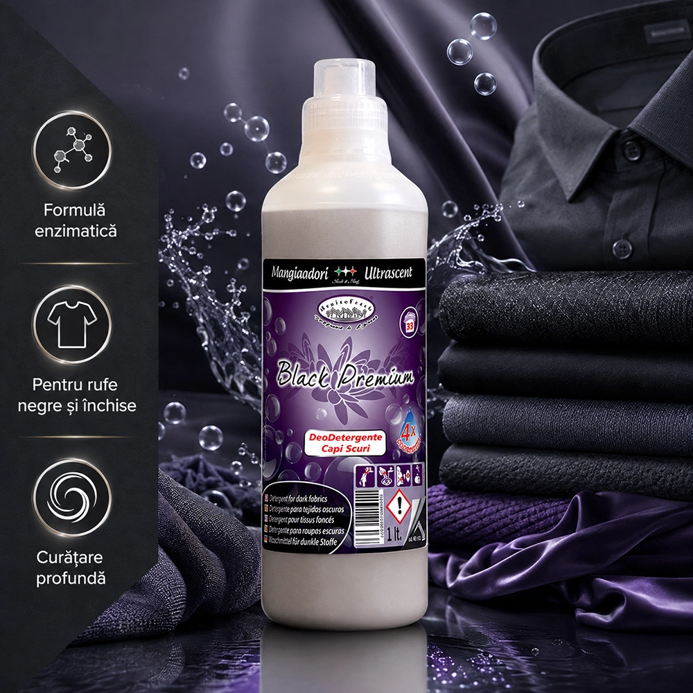 Black Premium 1L - Detergent Profesional pentru rufe