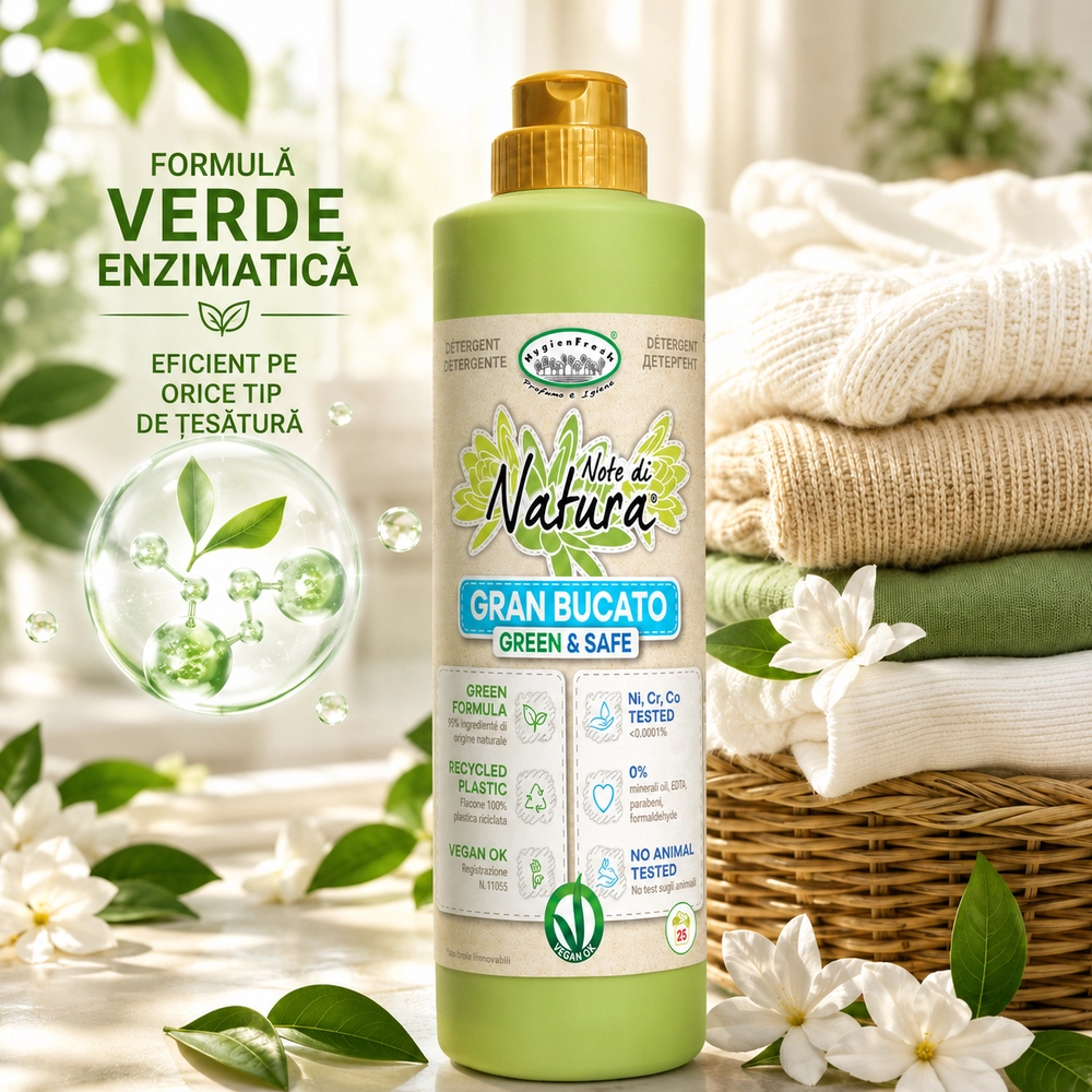 Note de Natura 750ml - Detergent Profesional pentru rufe
