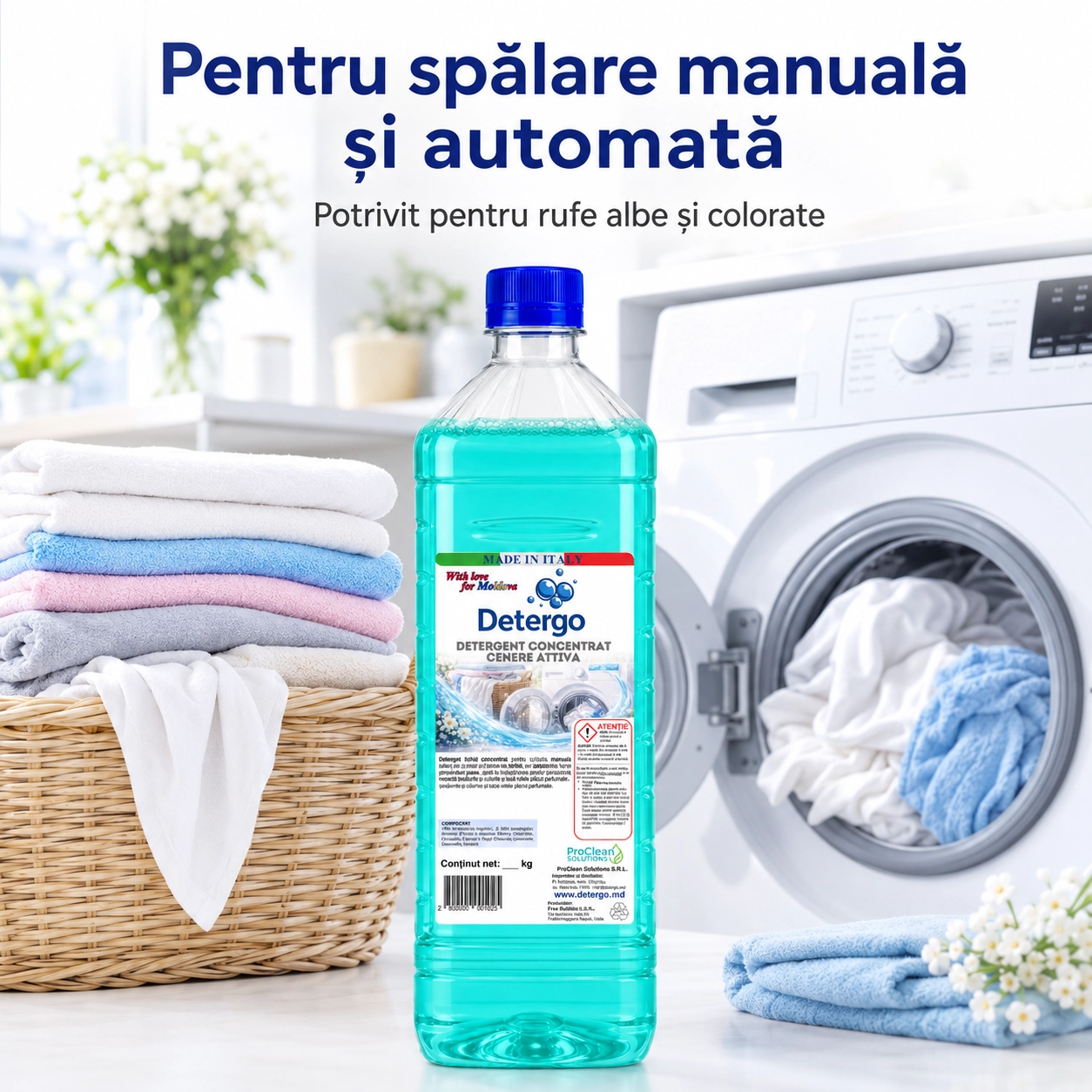 Detergent rufe Cenere Attiva