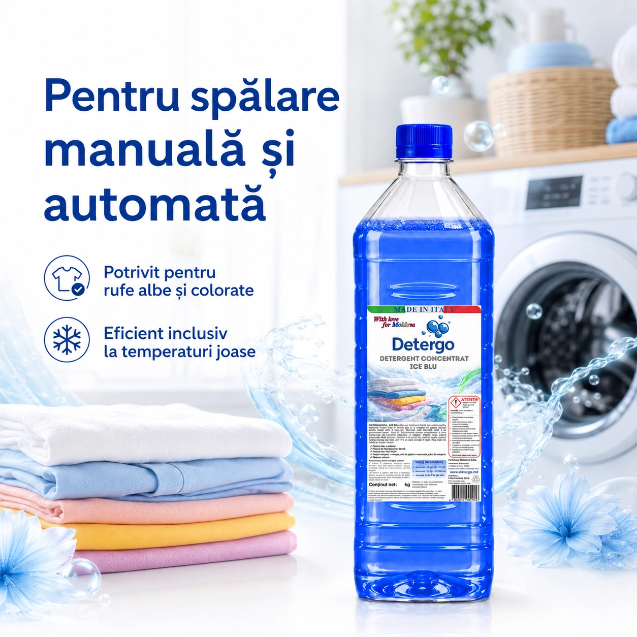 Detergent rufe ICE BLU