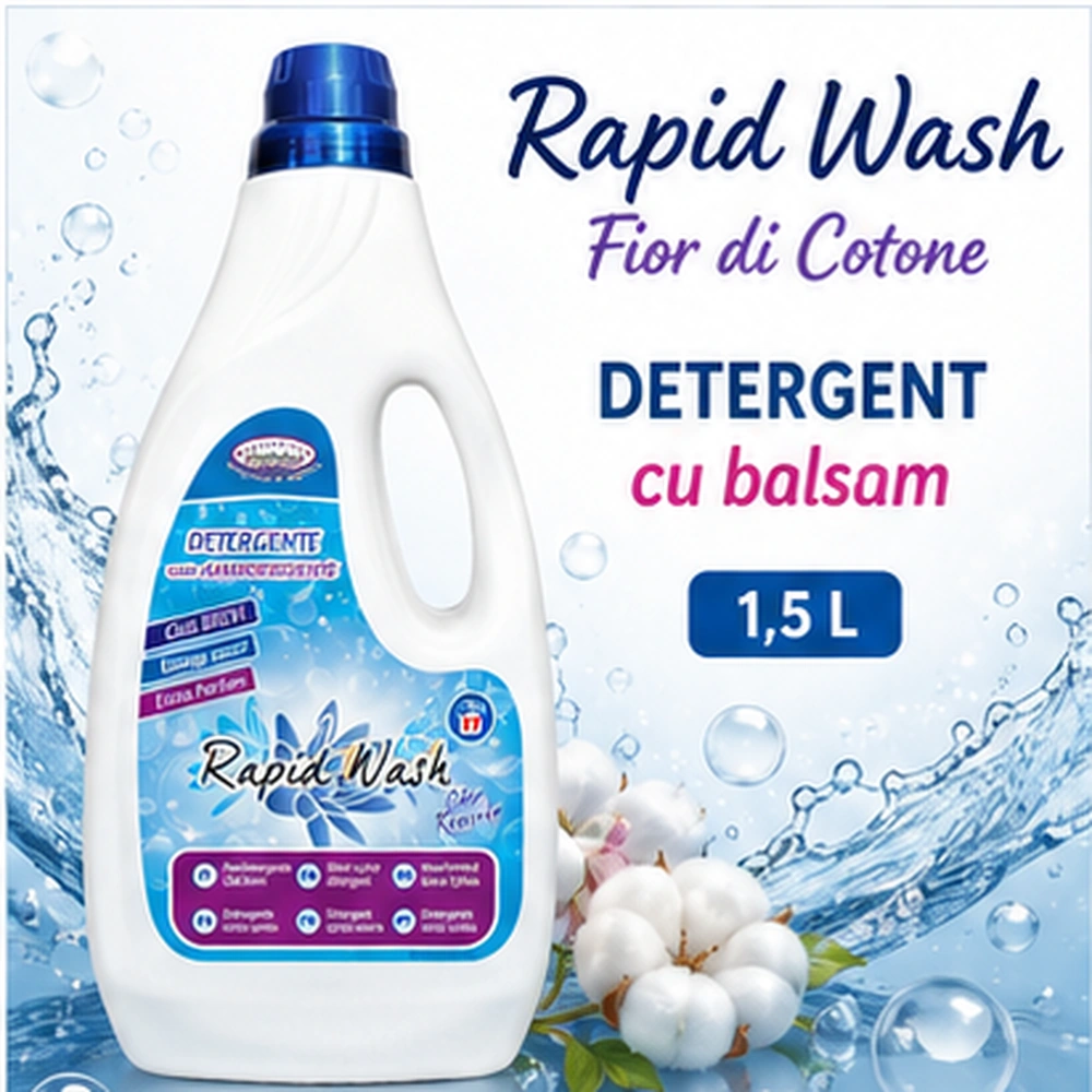 Профессиональное средство для стирки  Rapid Wash 1,5 л