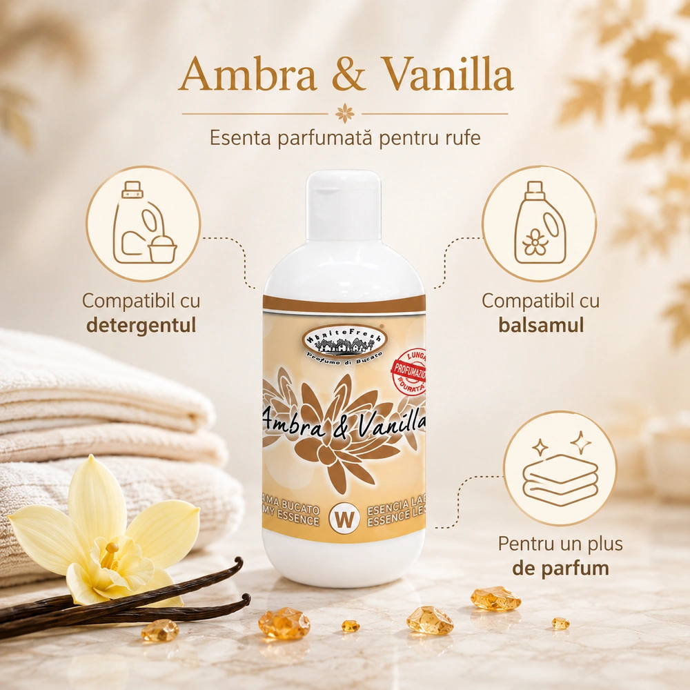 Esență parfumată Ambră și Vanilie, 250 ml