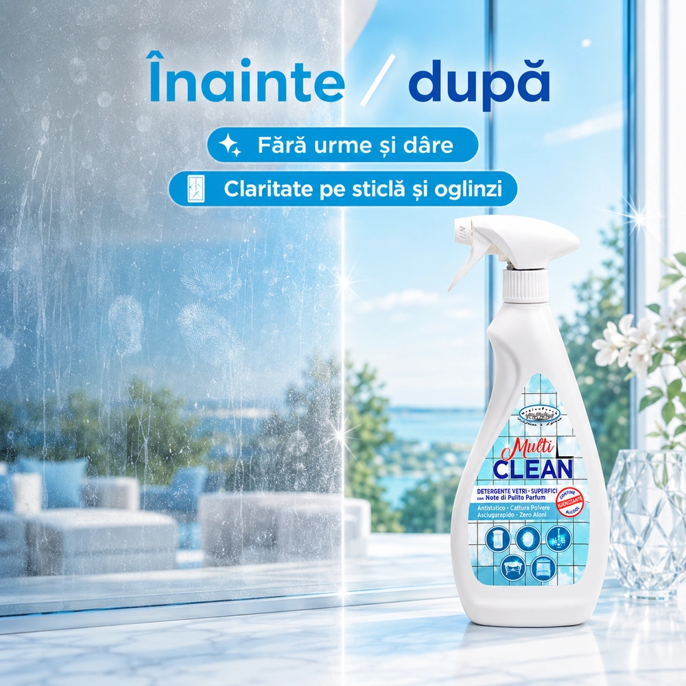 Detergent Profesional geamuri - Tintolav(pe bază de alcool)