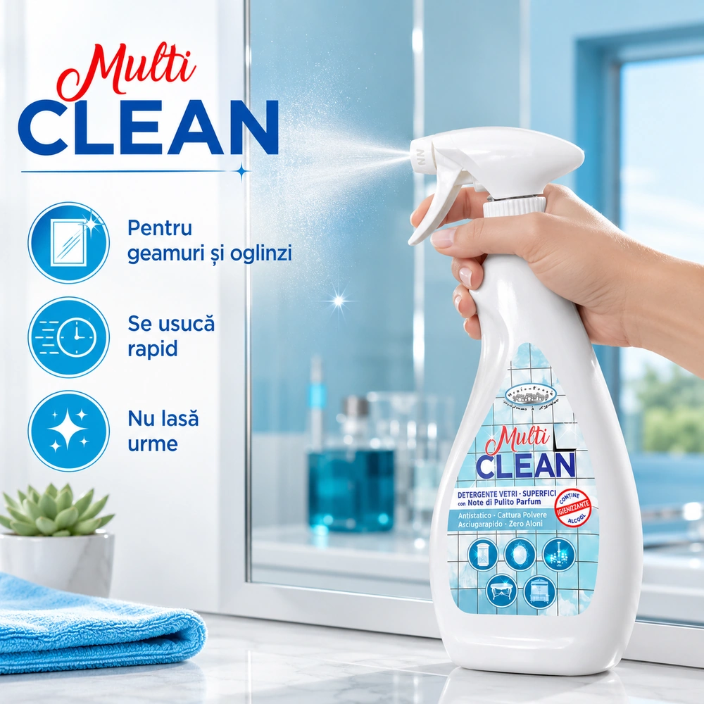 Detergent Profesional geamuri - Tintolav(pe bază de alcool)
