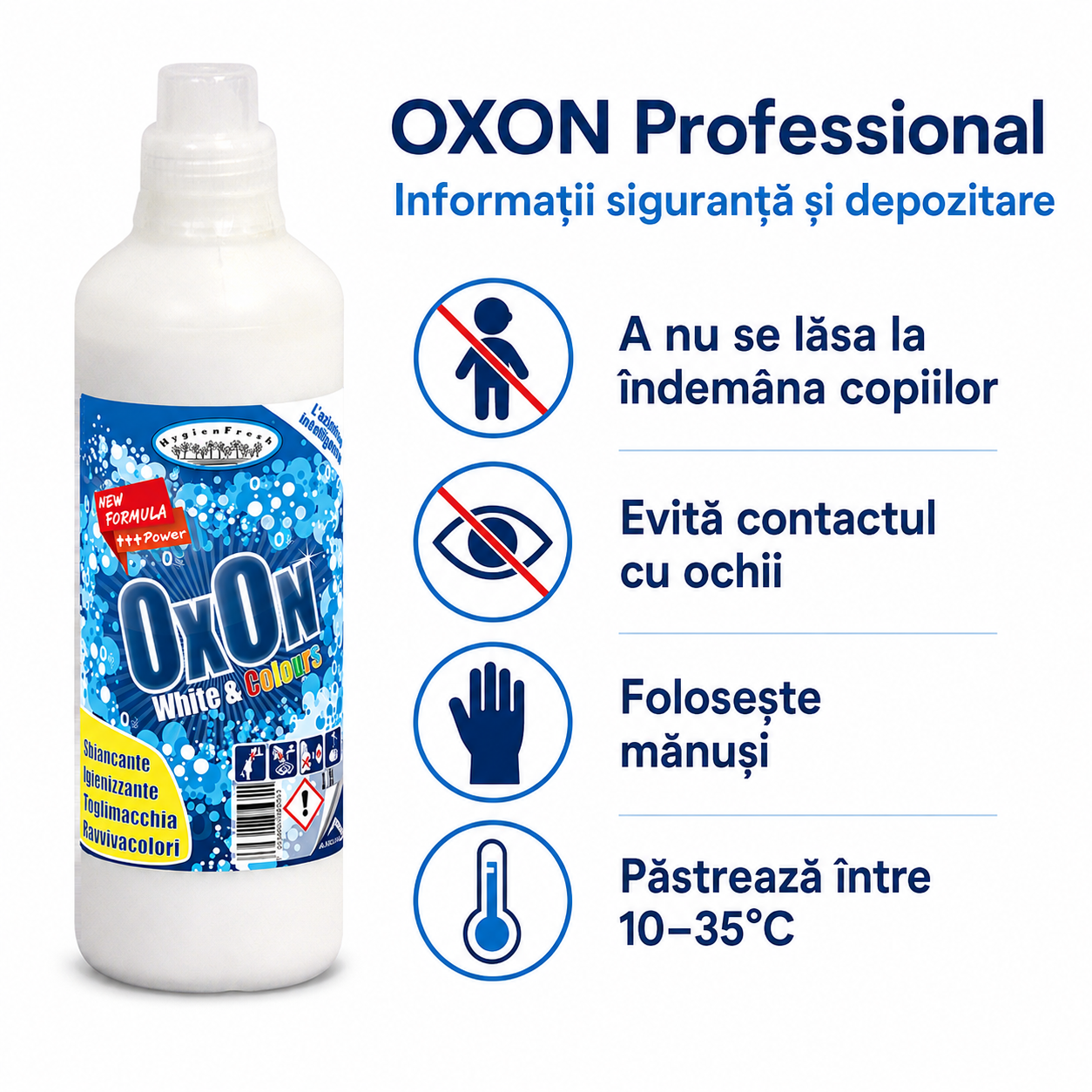 Oxon - aditiv profesional pentru îndepărtarea petelor și inalbire
