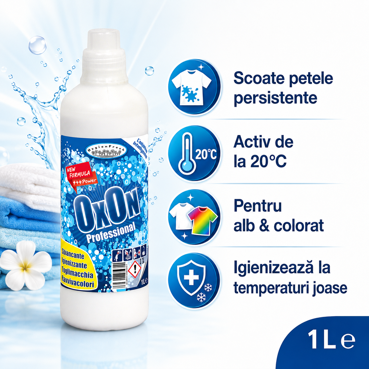 Oxon - aditiv profesional pentru îndepărtarea petelor și inalbire
