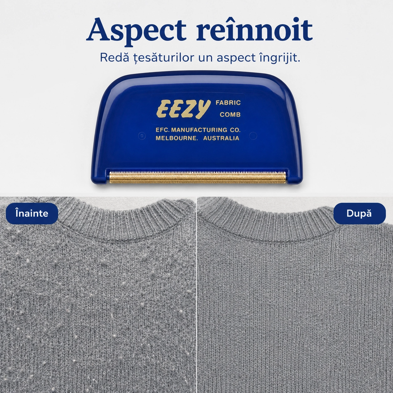 Pieptene profesional pentru scame Eezy
