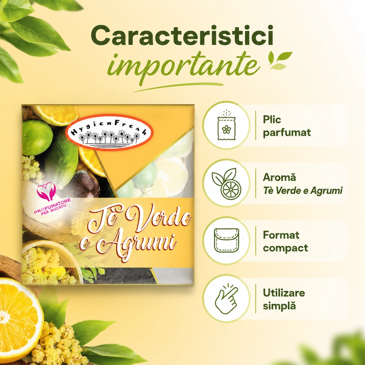 Săculeț parfumat Te Verde e Agrumi