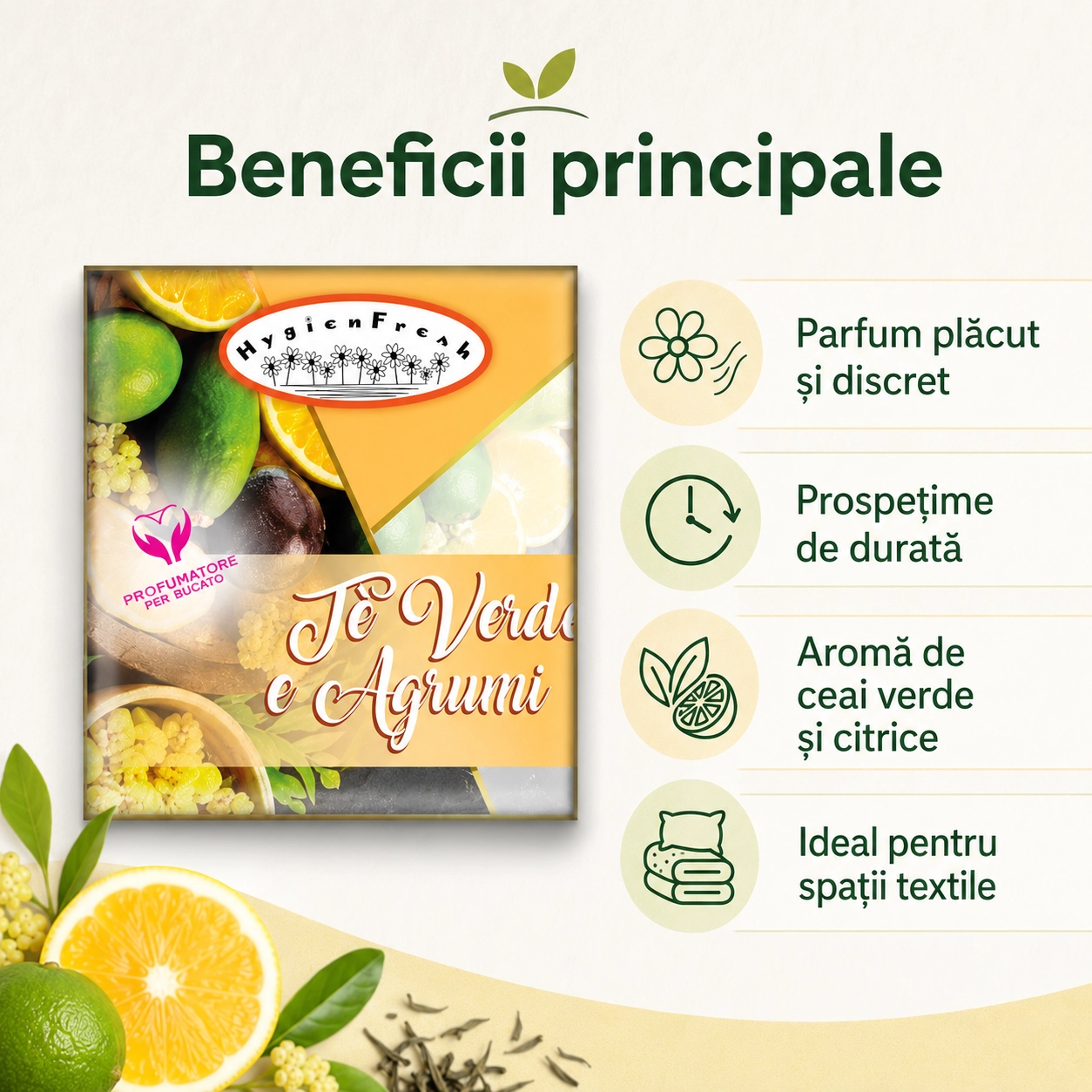 Săculeț parfumat Te Verde e Agrumi