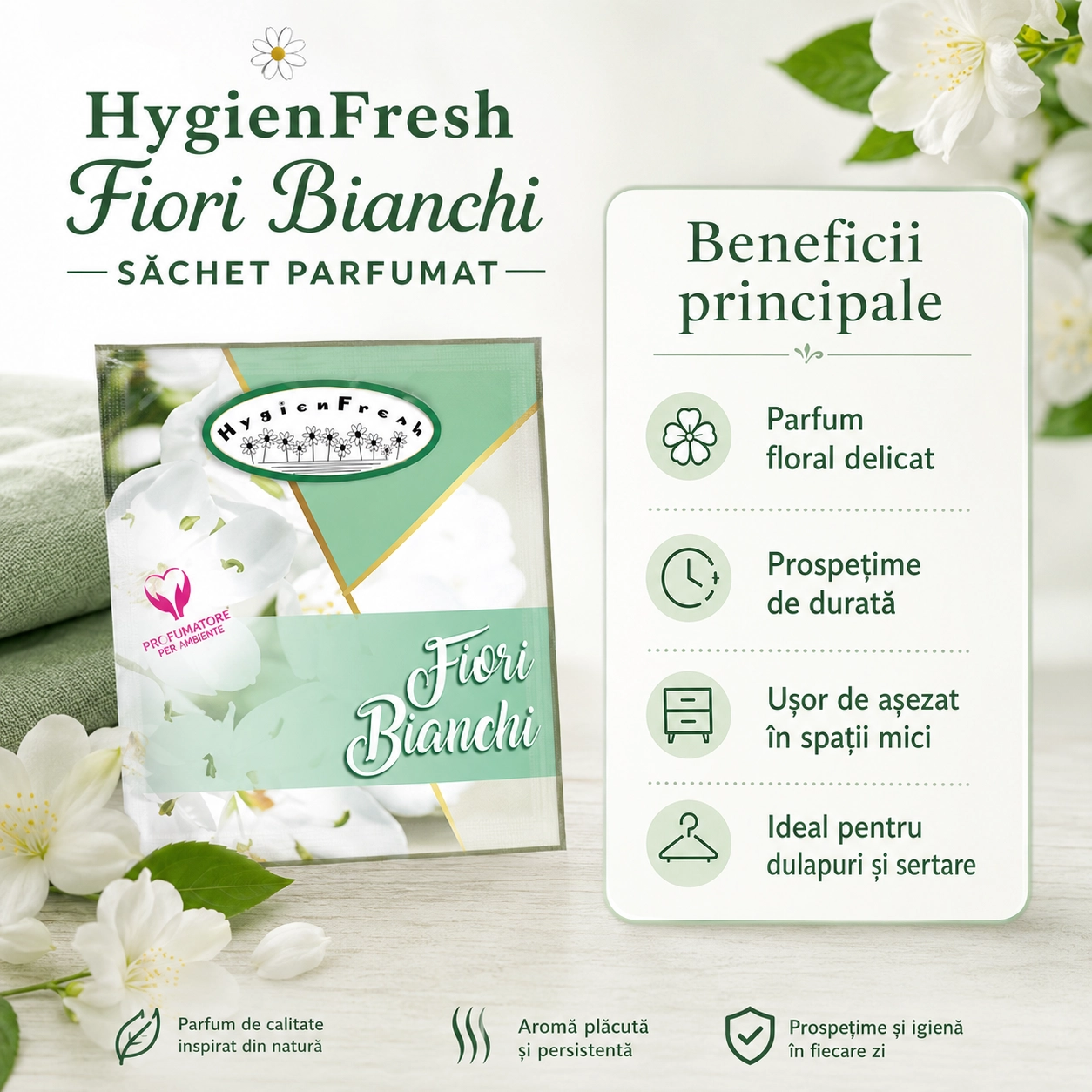 Săculeț parfumat Fiori Bianchi