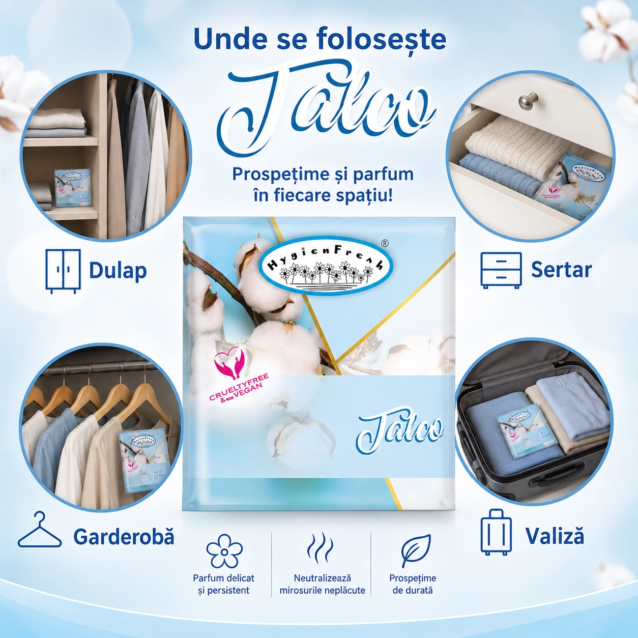 Săculeț parfumat Talco