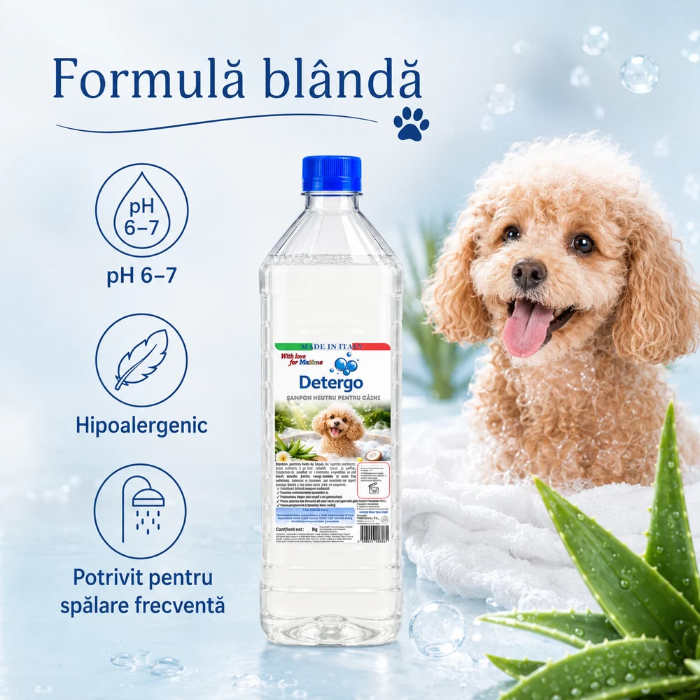 Șampon neutru pentru câini