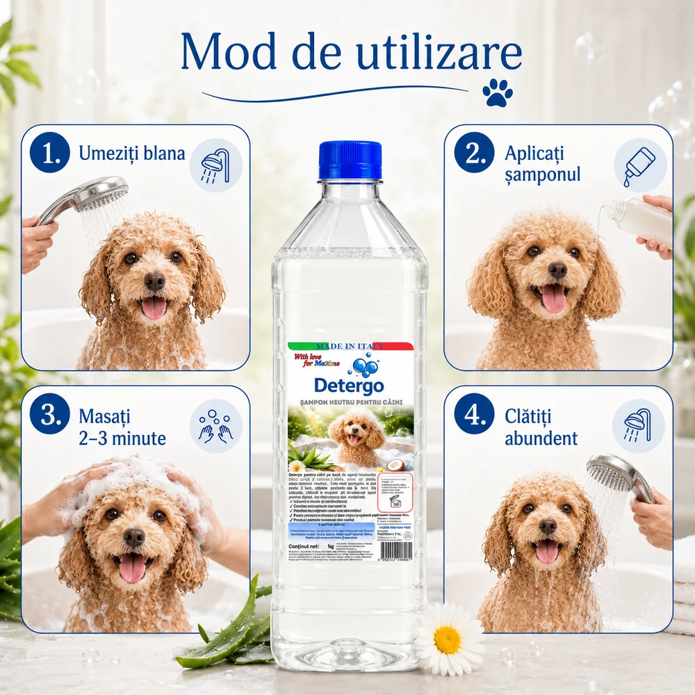 Șampon neutru pentru câini