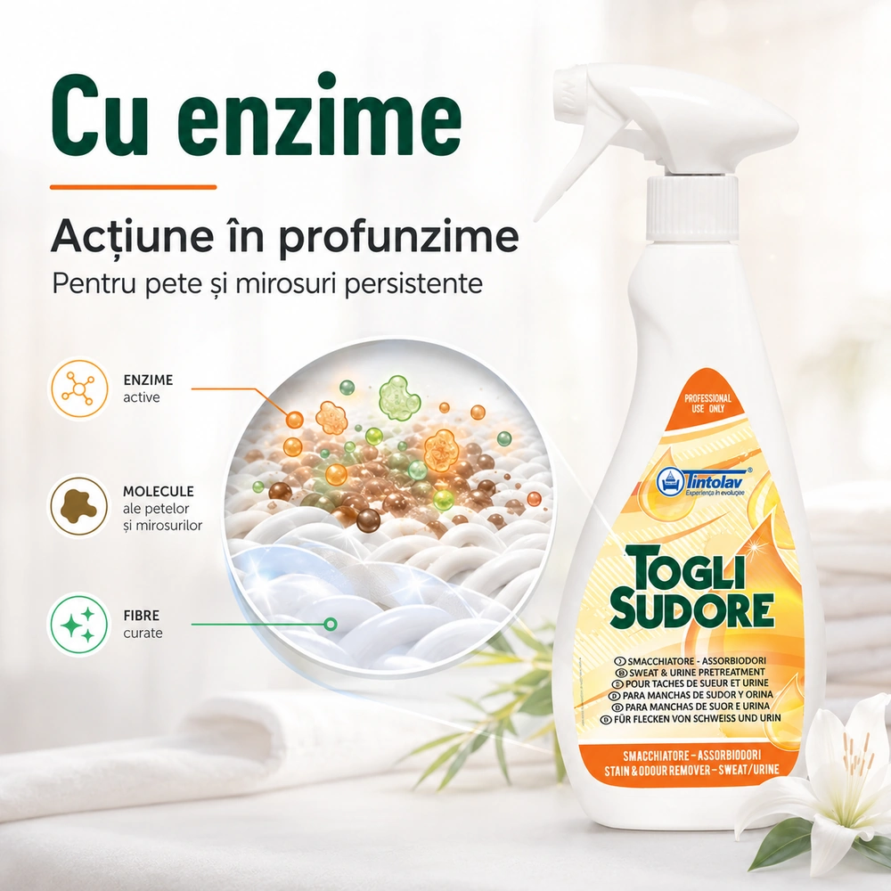 Soluție Profesionala pentru pete de transpirație 750 ml