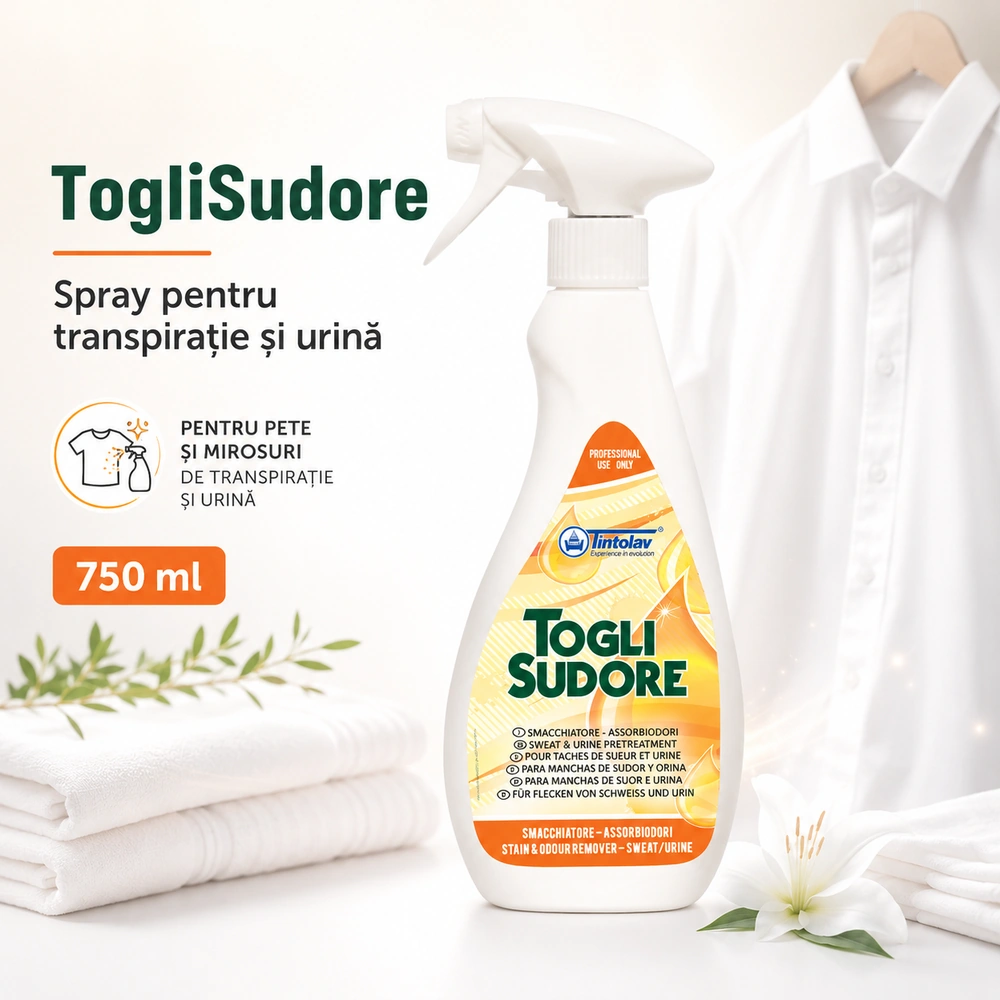 Soluție Profesionala pentru pete de transpirație 750 ml
